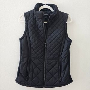 Andrew Marc Black Quilted Women's Vest- Size Small